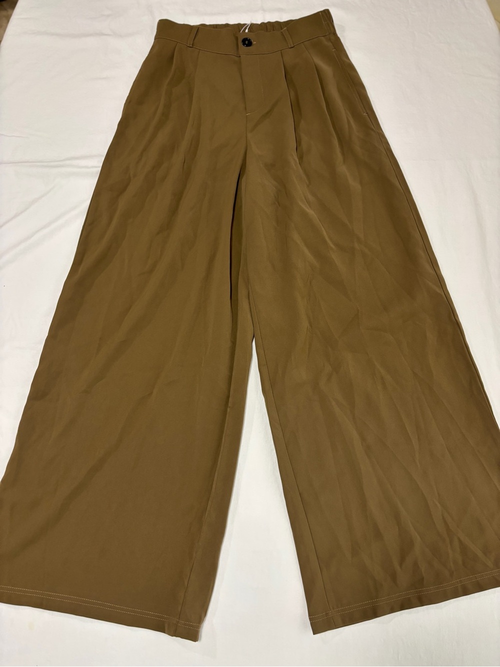 HALARA Wide-Leg Pants in Brown